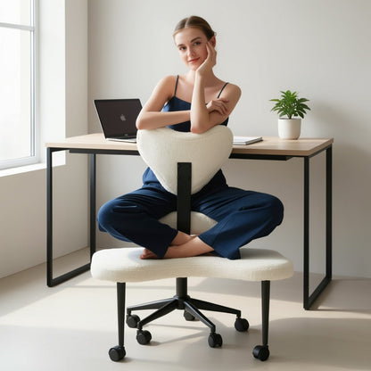 Meditation Chair with Cross-Legged Seat and Adjustable Height detail image - detail view 10