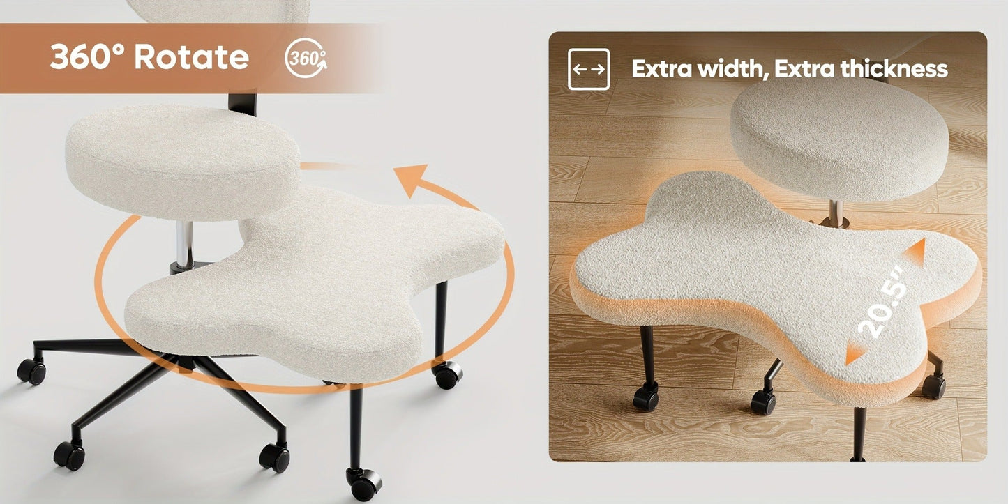 Meditation Chair with Cross-Legged Seat and Adjustable Height detail image - detail view 20