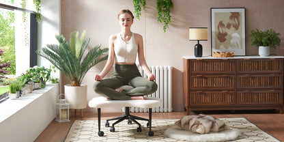Meditation Chair with Cross-Legged Seat and Adjustable Height detail image - detail view 24