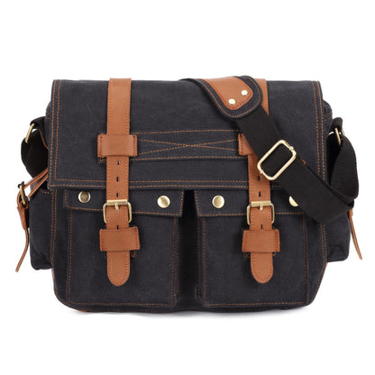 Men's Crossbody Bag – Canvas, for Travel & Everyday Use – detail view 6