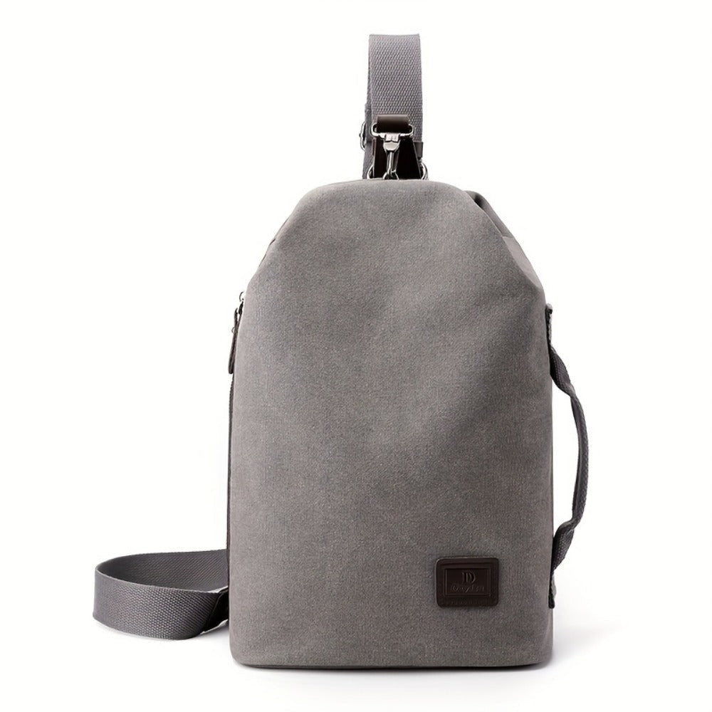 Men's Crossbody Bag – Canvas, Large Capacity, for Travel & Work – detail view 17