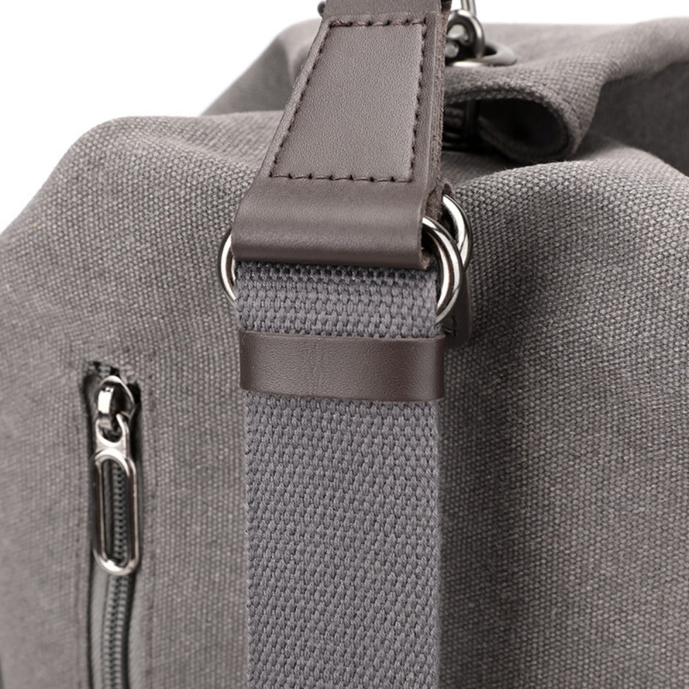 Men's Crossbody Bag – Canvas, Large Capacity, for Travel & Work – detail view 19