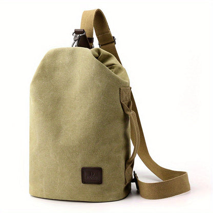 Men's Crossbody Bag – Canvas, Large Capacity, for Travel & Work – detail view 3