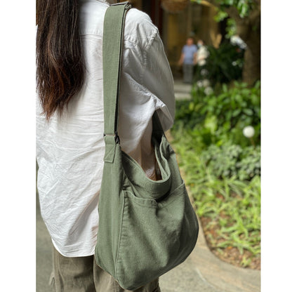 Men's Crossbody Bag – 7 Colors, Canvas, Large Capacity, for Travel & Work – detail view 21