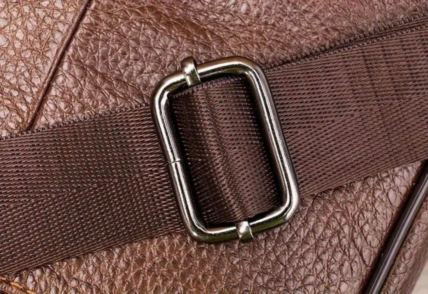 Men's Crossbody Bag – Genuine Leather, Large Capacity, for Travel & Work – detail view 16