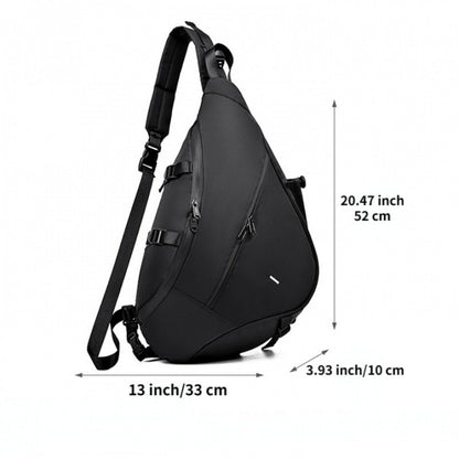 Men's Crossbody Bag – Large Capacity, Adjustable Strap, for Travel & Work – detail view 3