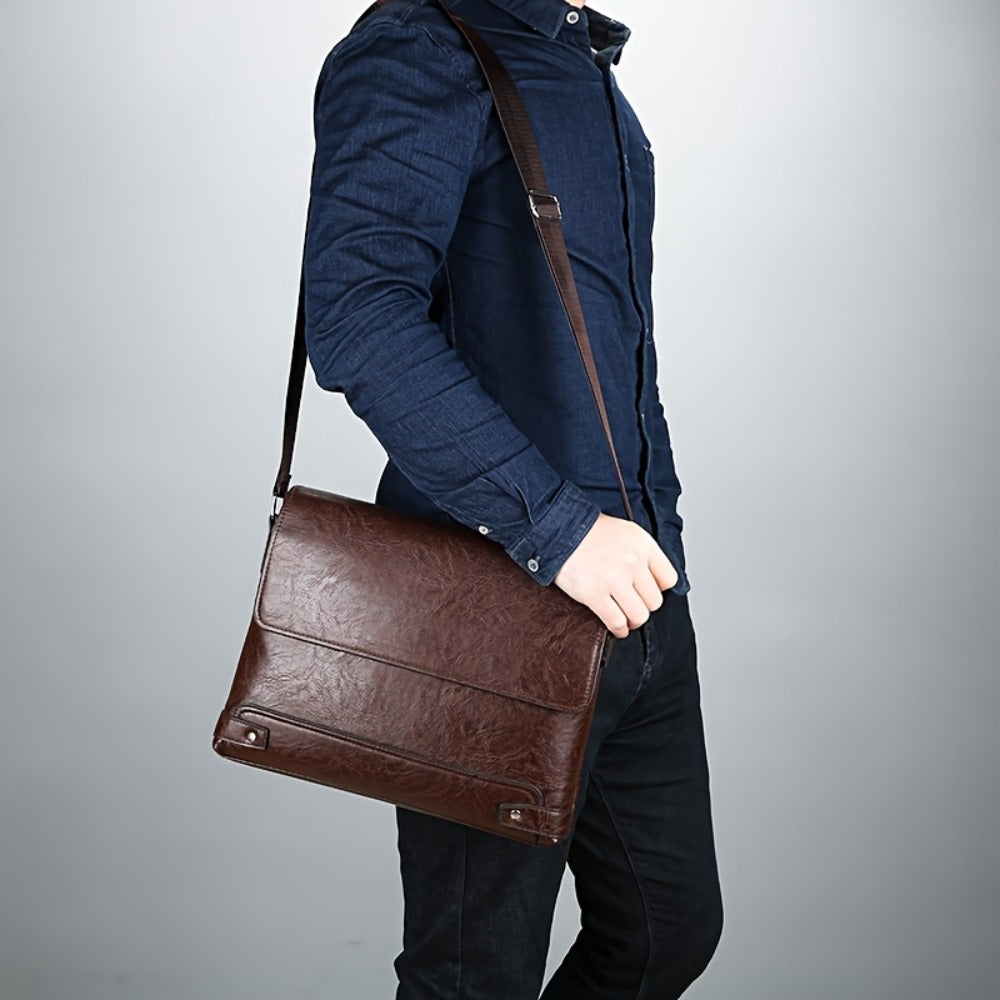 Men's Crossbody Bag – Large Capacity, Multi-Pocket, Adjustable Strap, for Everyday Use – detail view 15