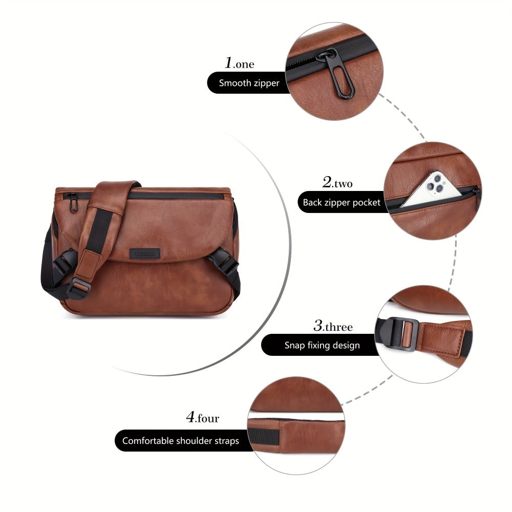 Men's Crossbody Bag – Large Capacity, for Work & Everyday Use – detail view 6