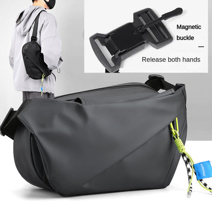 Men's Crossbody Bag – Nylon, Large Capacity, for Everyday Use – detail view 2