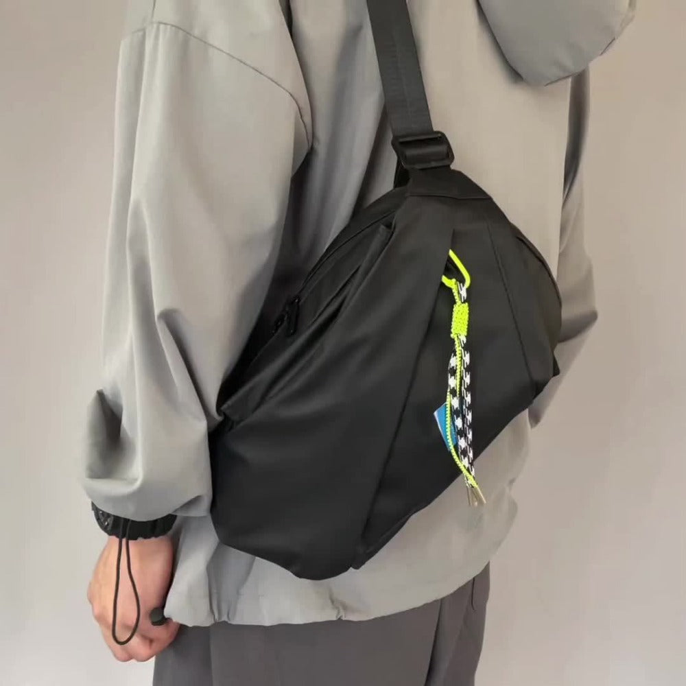 Men's Crossbody Bag – Nylon, Large Capacity, for Everyday Use – detail view 15