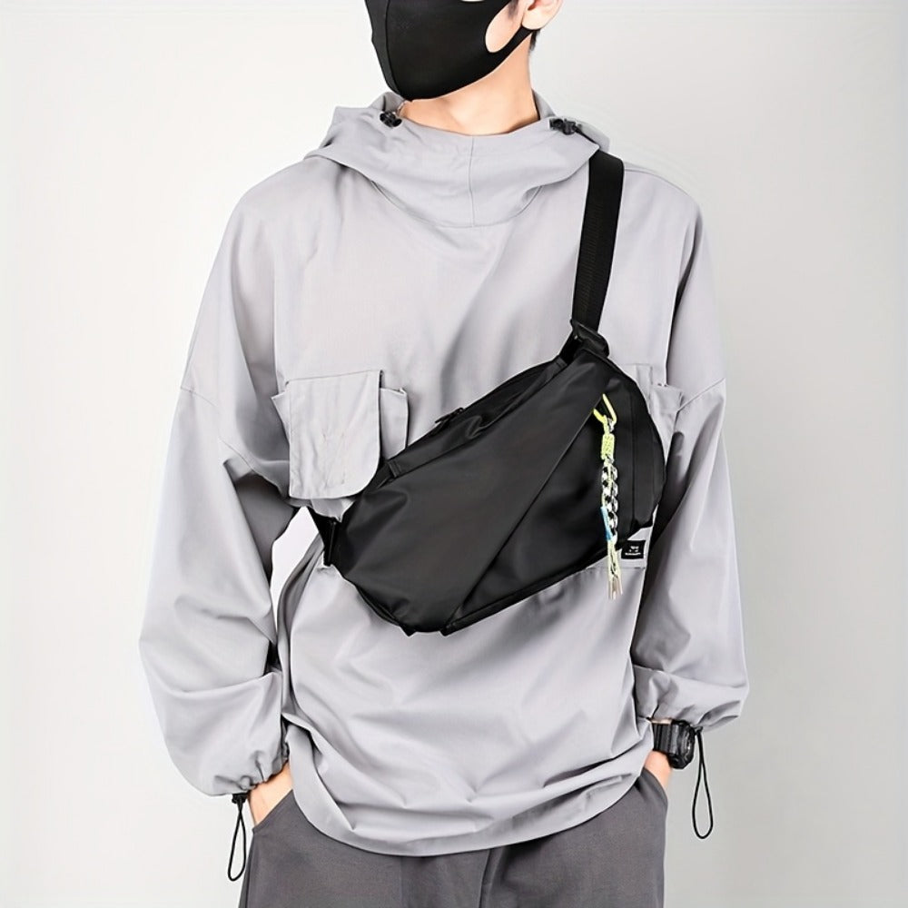 Men's Crossbody Bag – Nylon, Large Capacity, for Everyday Use – detail view 20