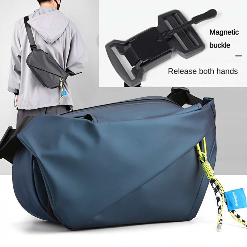 Men's Crossbody Bag – Nylon, Large Capacity, for Everyday Use – detail view 5