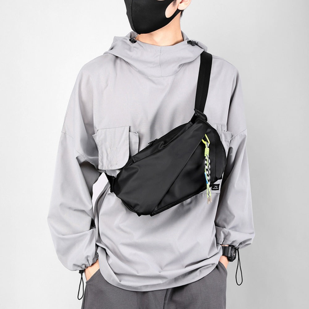 Men's Crossbody Bag – Nylon, Large Capacity, for Everyday Use – detail view 10