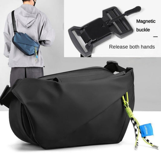 Men's Crossbody Bag – Nylon, Large Capacity, for Everyday Use – front view