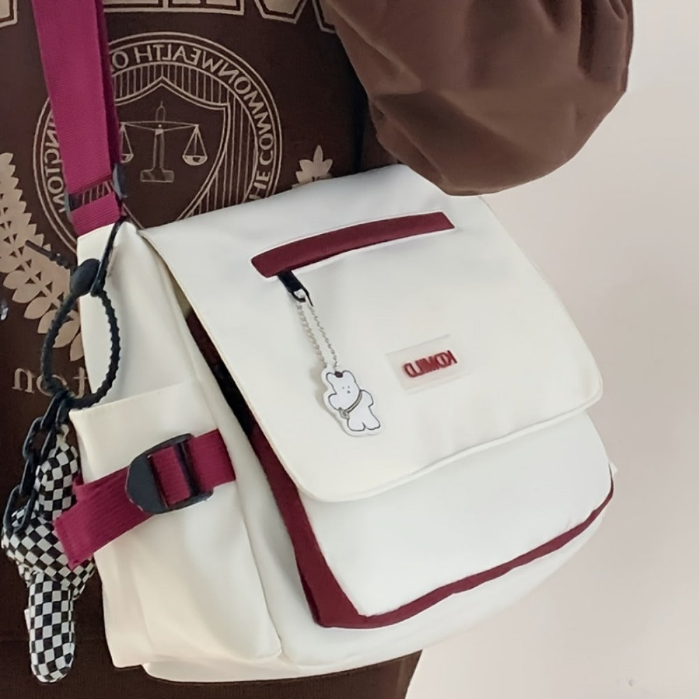 Men's Crossbody Bag – Polyester, Large Capacity, for Travel & Work – detail view 11
