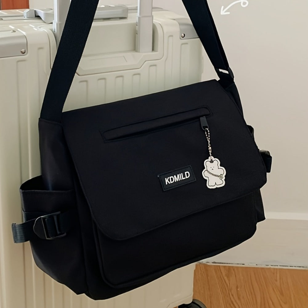 Men's Crossbody Bag – Polyester, Large Capacity, for Travel & Work – detail view 13