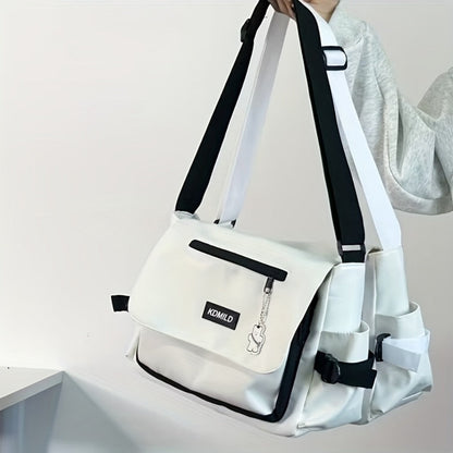 Men's Crossbody Bag – Polyester, Large Capacity, for Travel & Work – detail view 15