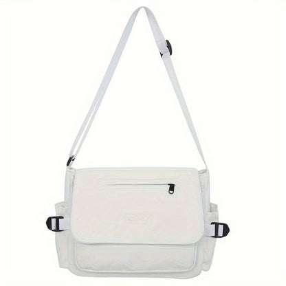 Men's Crossbody Bag – Polyester, Large Capacity, for Travel & Work – detail view 3