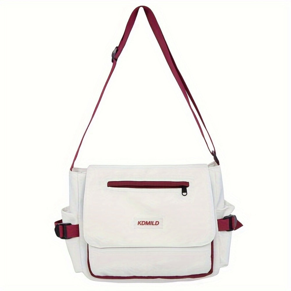 Men's Crossbody Bag – Polyester, Large Capacity, for Travel & Work – detail view 5