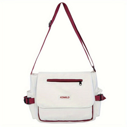 Men's Crossbody Bag – Polyester, Large Capacity, for Travel & Work – detail view 5