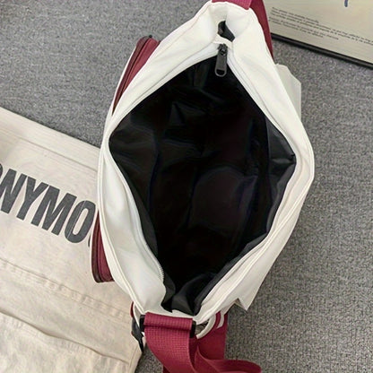 Men's Crossbody Bag – Polyester, Large Capacity, for Travel & Work – detail view 6