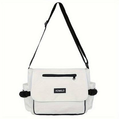 Men's Crossbody Bag – Polyester, Large Capacity, for Travel & Work – detail view 7