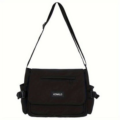 Men's Crossbody Bag – Polyester, Large Capacity, for Travel & Work – detail view 9