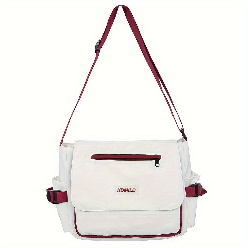 Men's Crossbody Bag – Polyester, Large Capacity, for Travel & Work – detail view 17