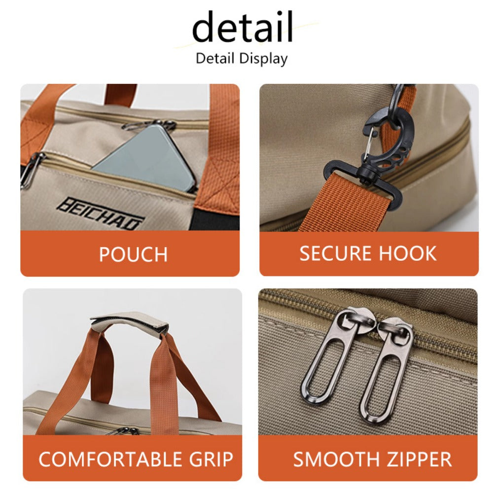 Men's Crossbody Bag – for Travel & Everyday Use, Spacious Gym Fitness Short Trips – detail view 16