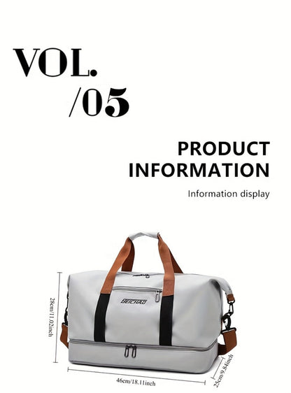 Men's Crossbody Bag – for Travel & Everyday Use, Spacious Gym Fitness Short Trips – detail view 25
