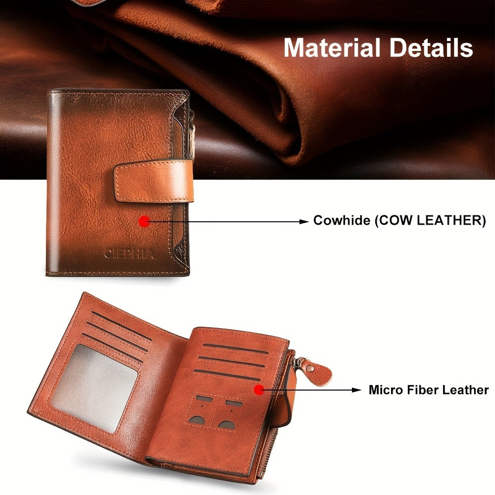 Men's Wallet – Genuine Leather, RFID Blocking – detail view 11