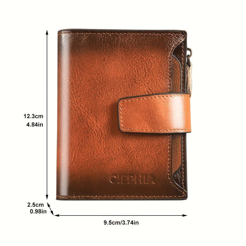 Men's Wallet – Genuine Leather, RFID Blocking – alternate view