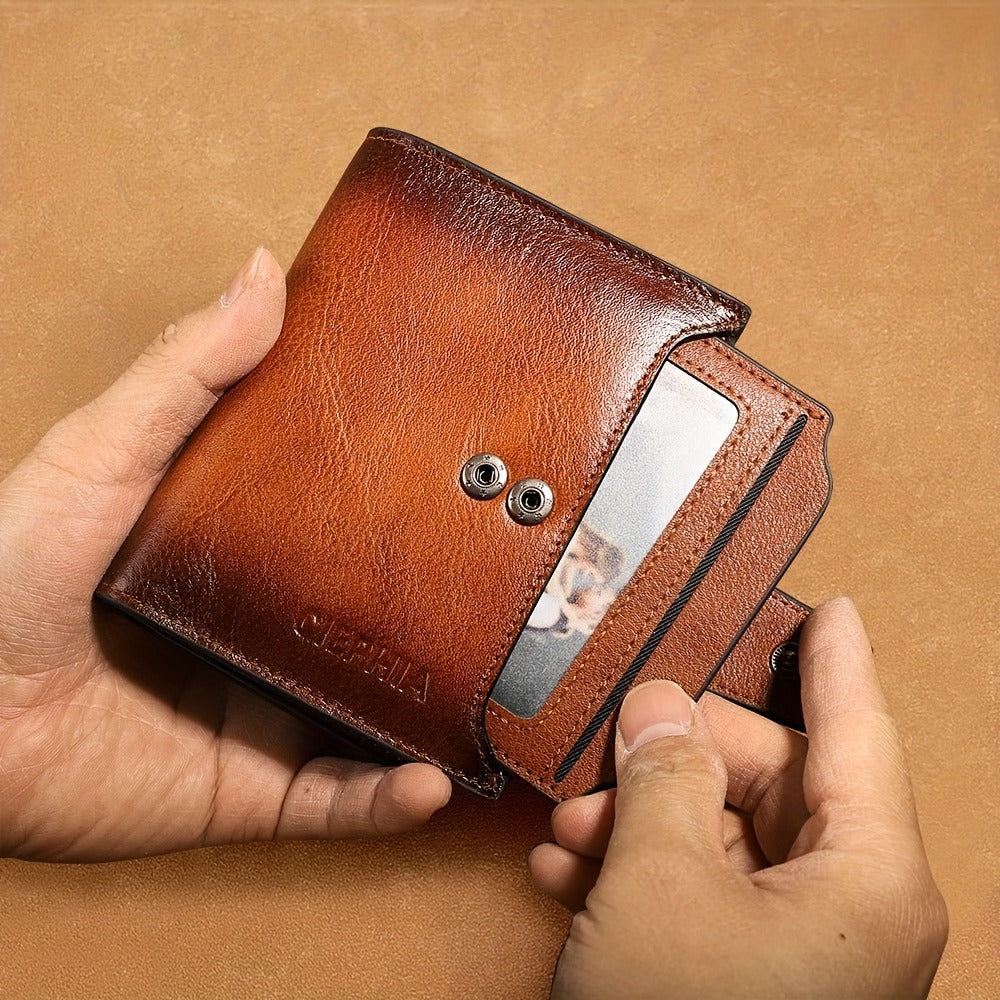 Men's Wallet – Genuine Leather, RFID Blocking – detail view 3