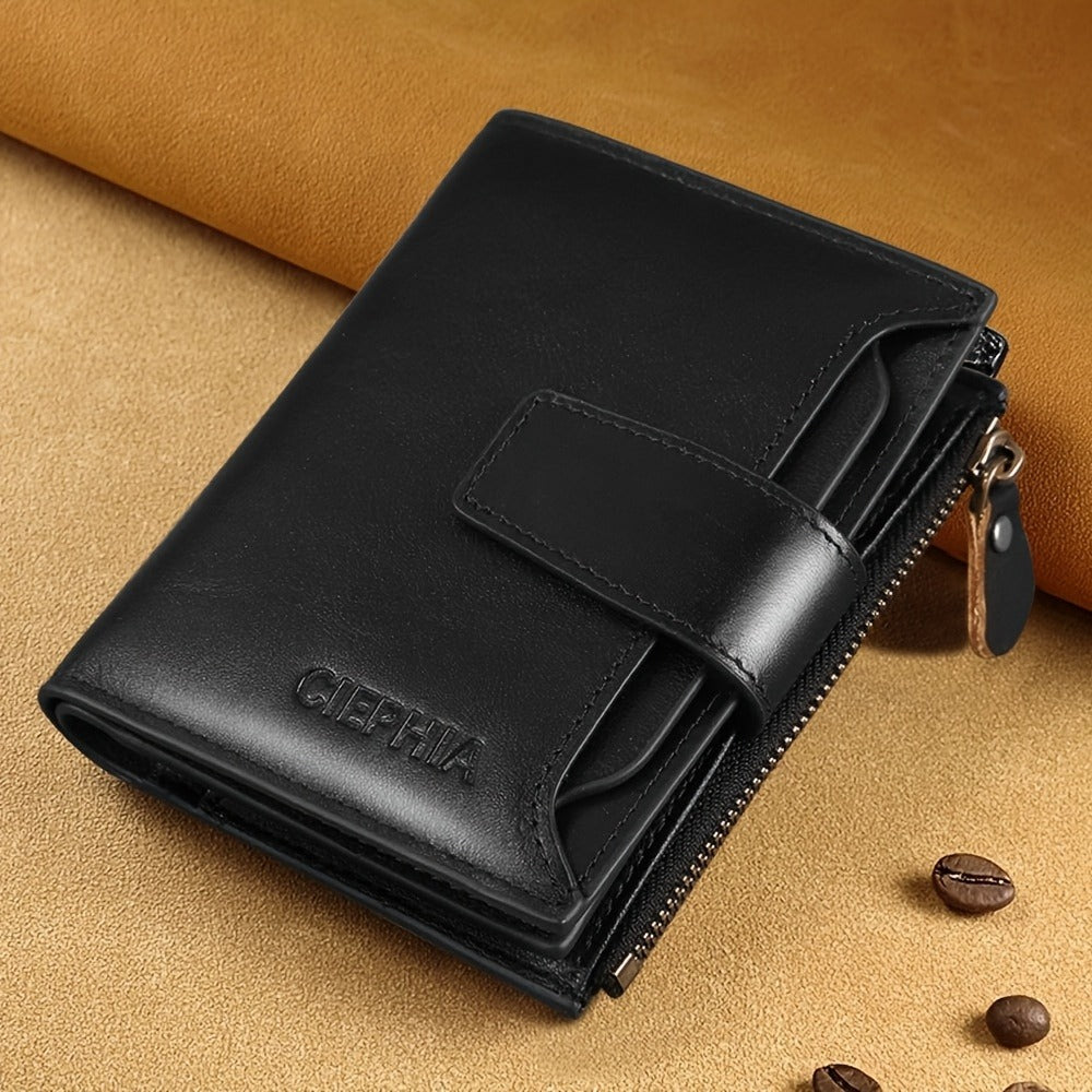 Men's Wallet – Genuine Leather, RFID Blocking – detail view 4
