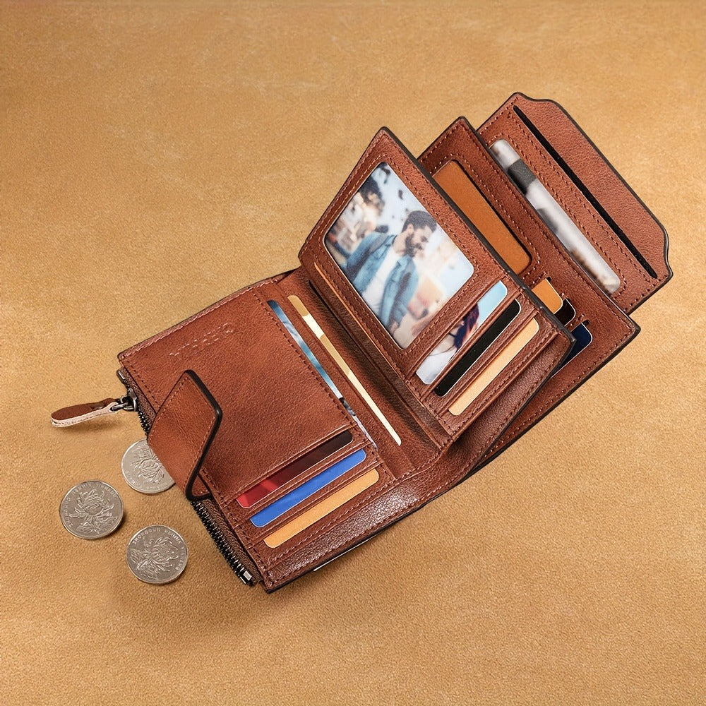 Men's Wallet – Genuine Leather, RFID Blocking – detail view 5