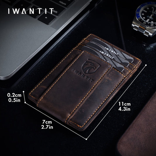 Men's Wallet – Genuine Leather, RFID Blocking – detail view 4