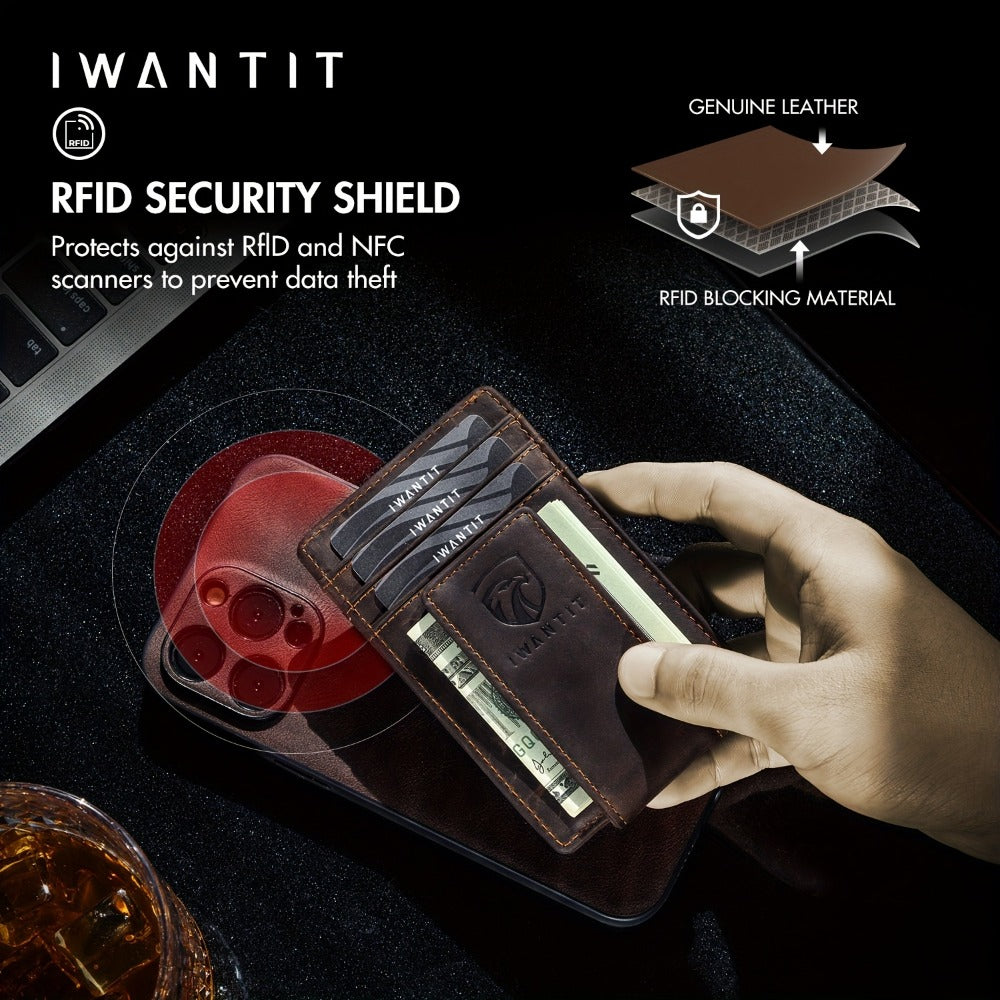 Men's Wallet – Genuine Leather, RFID Blocking – detail view 10