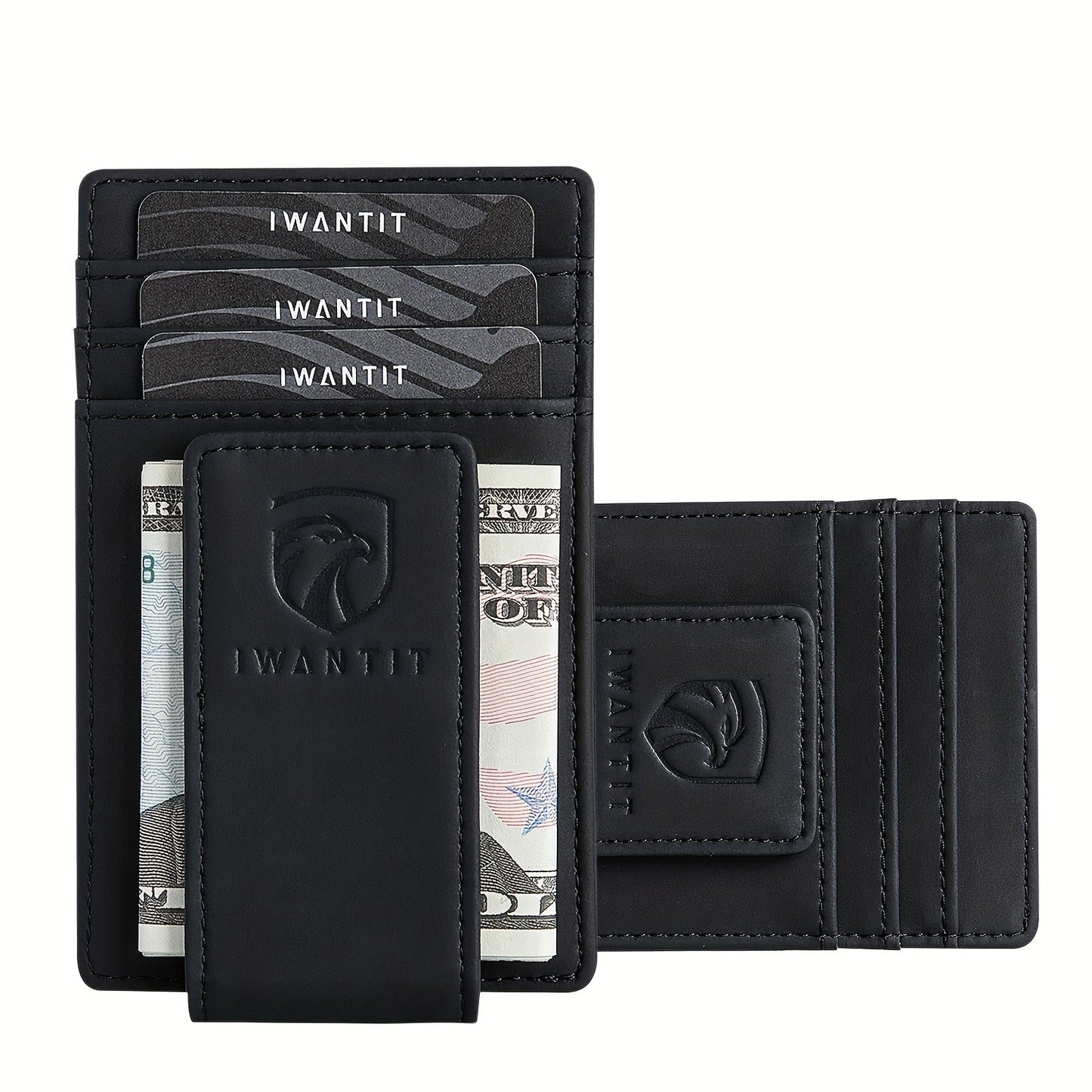 Men's Wallet – Genuine Leather, RFID Blocking – alternate view