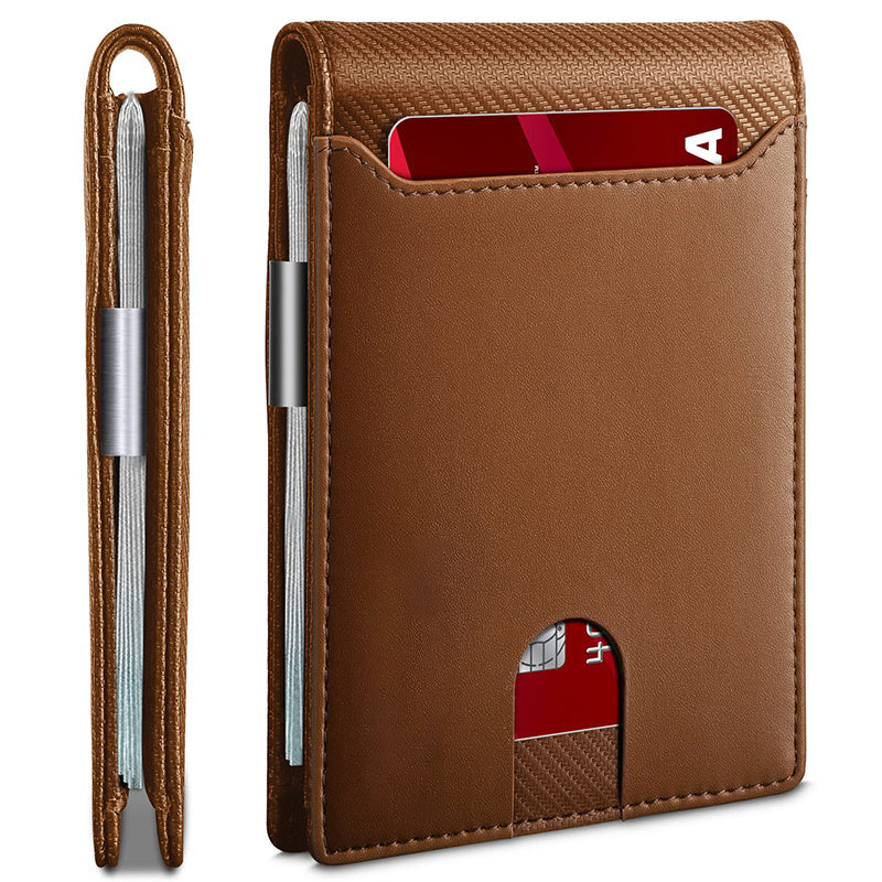 Men's Wallet – 2in, Genuine Leather, RFID Blocking, Anti-Theft – detail view 10