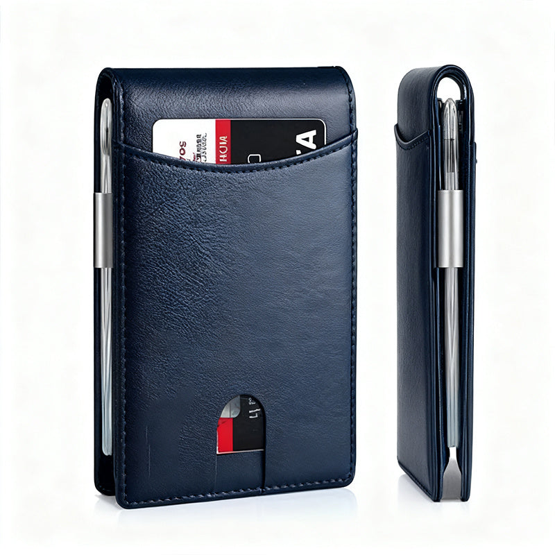 Men's Wallet – 2in, Genuine Leather, RFID Blocking, Anti-Theft – detail view 13