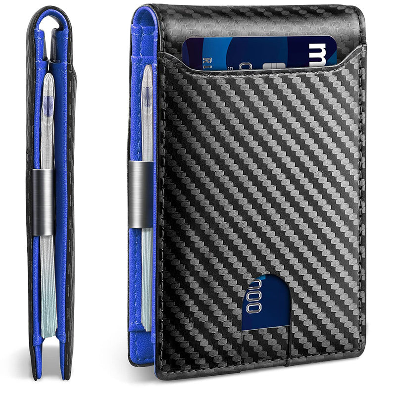 Men's Wallet – 2in, Genuine Leather, RFID Blocking, Anti-Theft – detail view 4