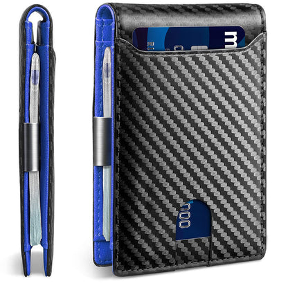 Men's Wallet – 2in, Genuine Leather, RFID Blocking, Anti-Theft – detail view 4
