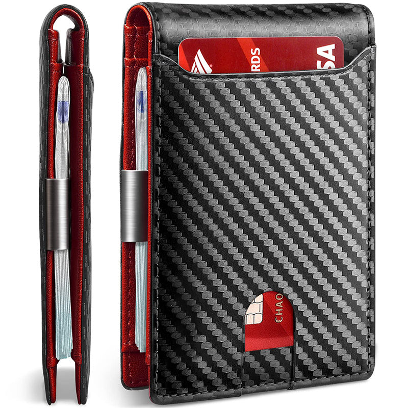 Men's Wallet – 2in, Genuine Leather, RFID Blocking, Anti-Theft – detail view 5