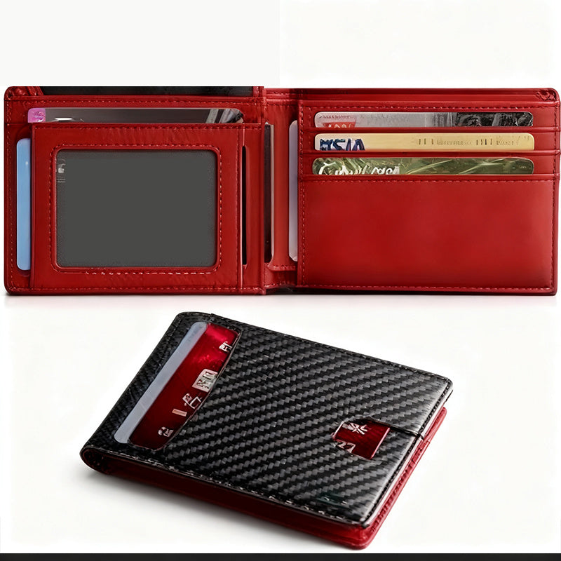 Men's Wallet – 2in, Genuine Leather, RFID Blocking, Anti-Theft – detail view 7