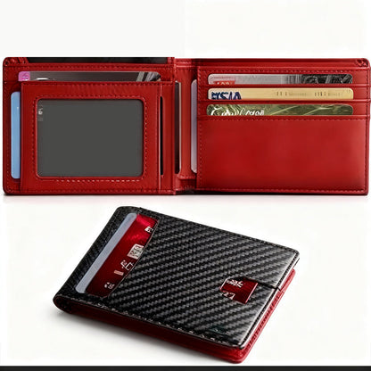 Men's Wallet – 2in, Genuine Leather, RFID Blocking, Anti-Theft – detail view 7