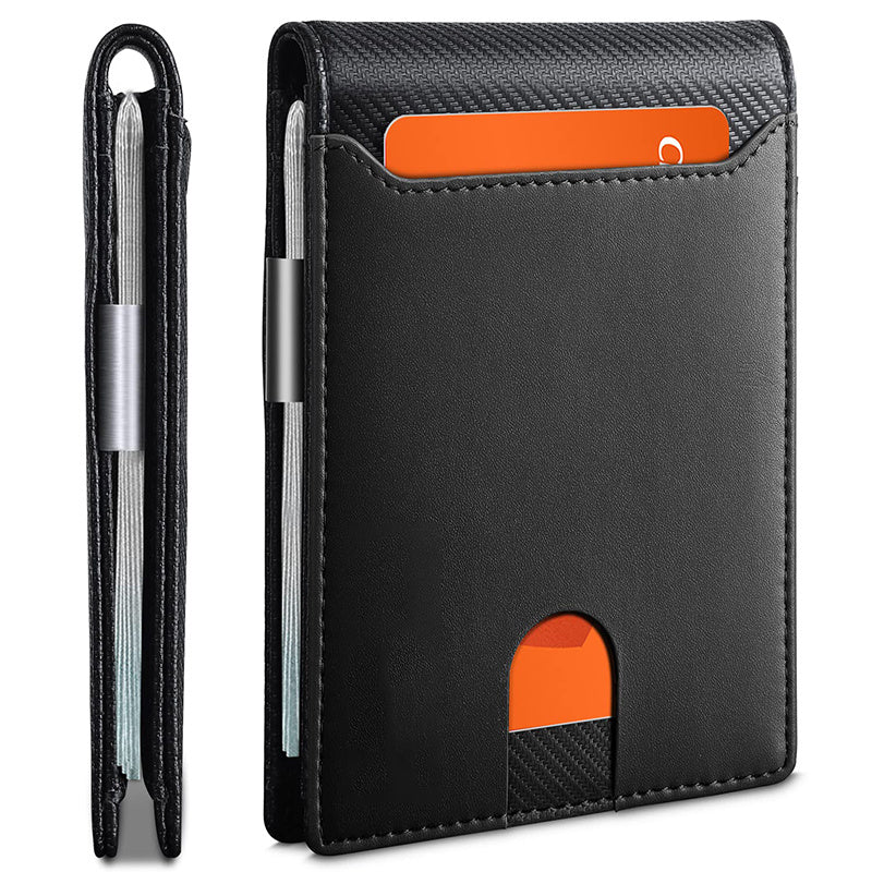 Men's Wallet – 2in, Genuine Leather, RFID Blocking, Anti-Theft – detail view 8