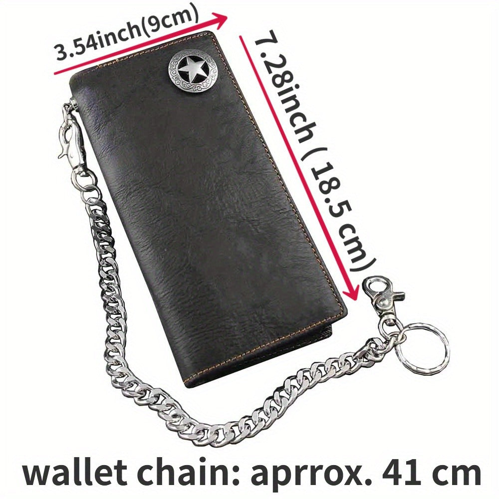 Men's Wallet – Concho Rock Star Cowhide Leather – detail view 2