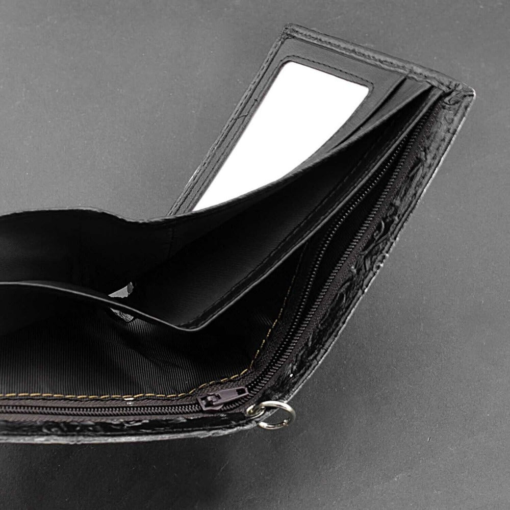 Men's Wallet – Dragon Chain Vintage Silver Biker – detail view 4