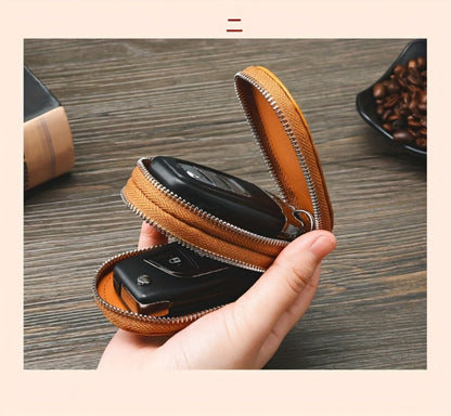 Men's Wallet – for Everyday Use, Car Key Fob Holder Leather – detail view 14