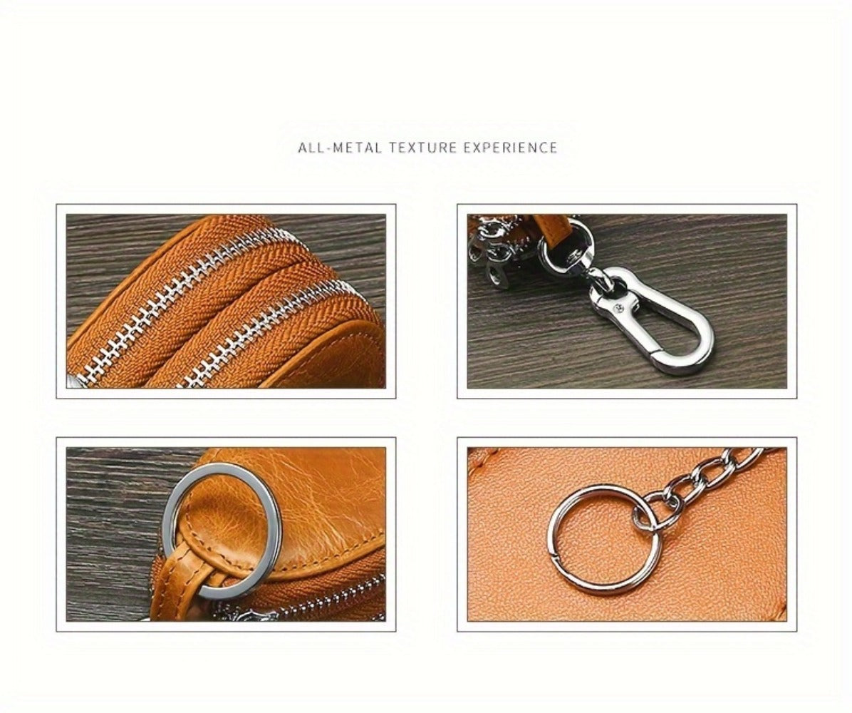 Men's Wallet – for Everyday Use, Car Key Fob Holder Leather – detail view 16